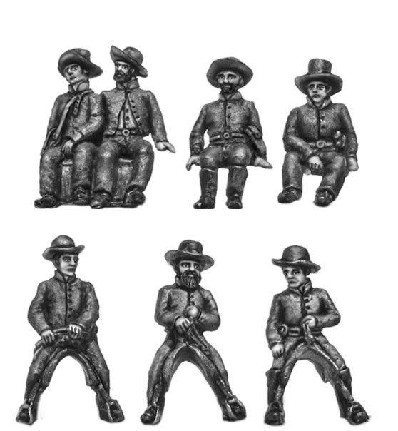 Limber team (riders in hat) - six horses limber and crew