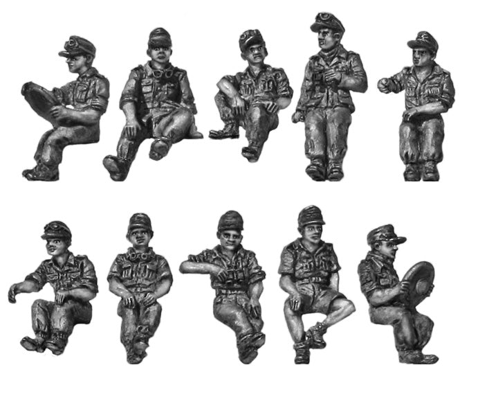 Seated figures for softskin and halftracks
