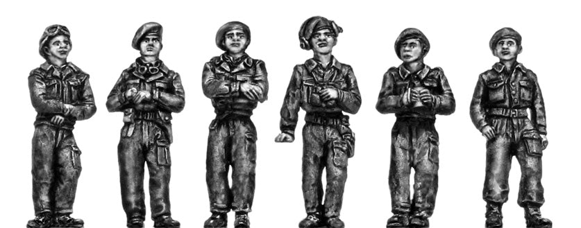 Crew in battledress and berets