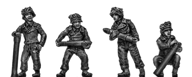 German 15cm Nebelwerfer crew in Pz jacket