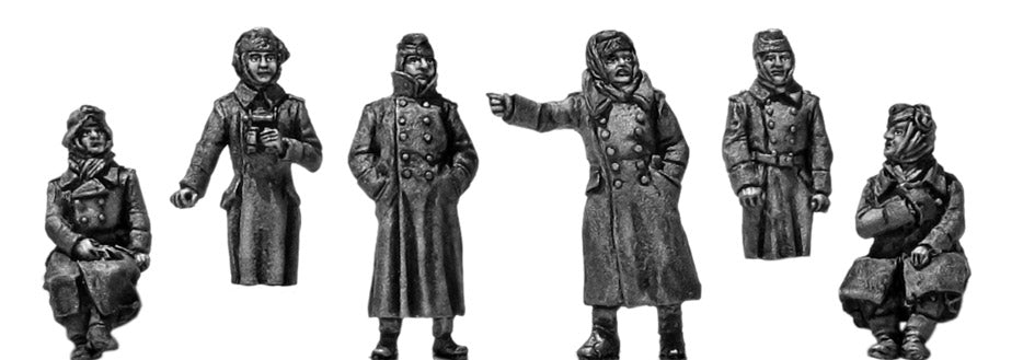 German Panzertruppen 1941-42 in greatcoats