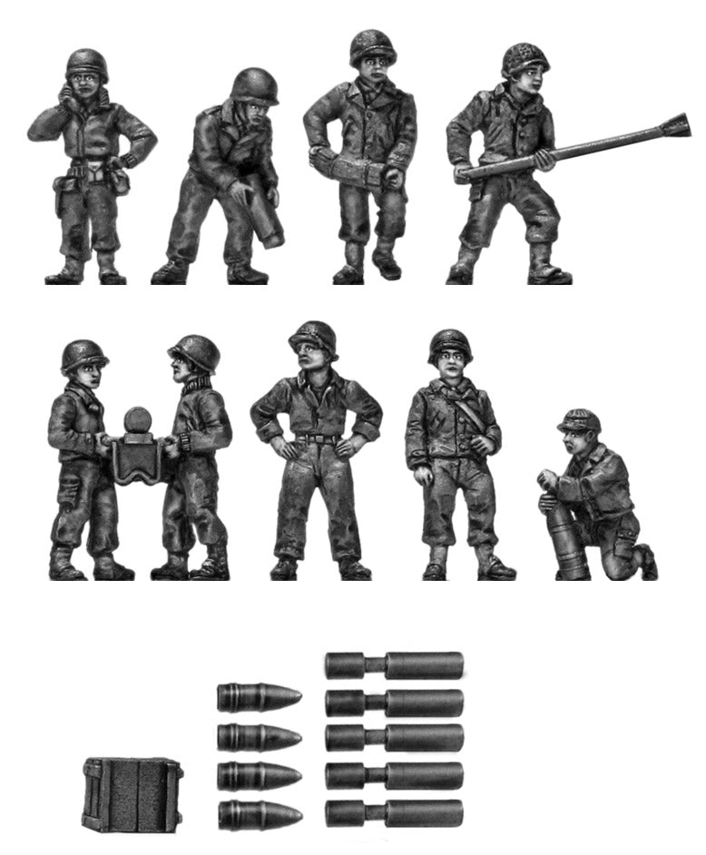 American 155mm gun crew