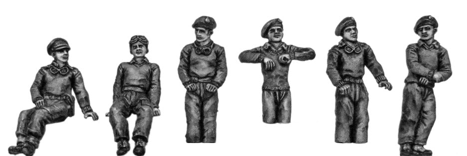 British tank crew in pullovers