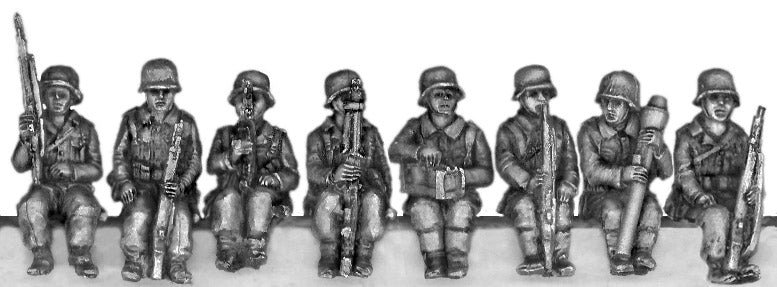 German seated infantry