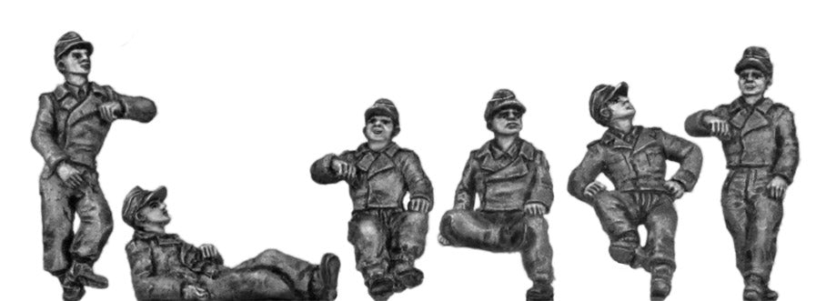 German Panzertruppen - relaxing caps