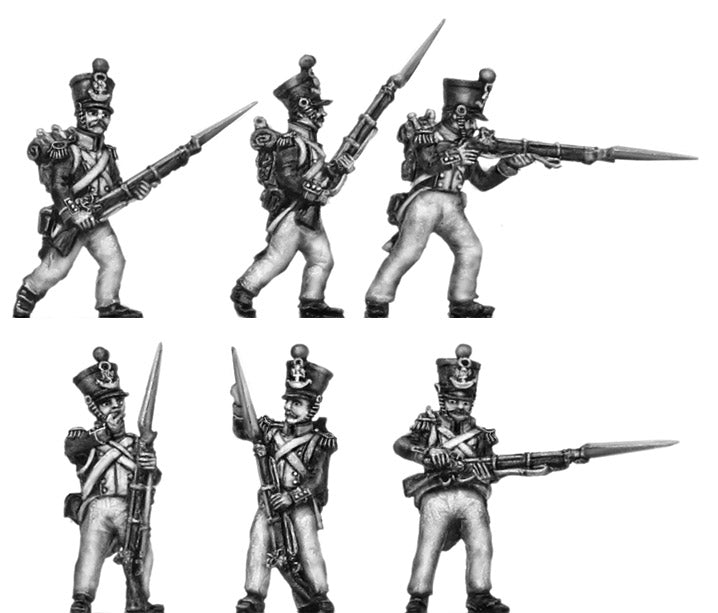 Grenadiers firing line