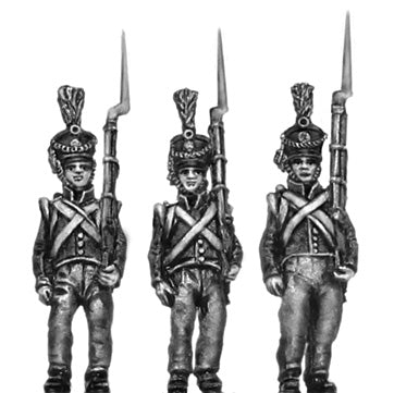 Orange Nassau 28th Reg. Flank company marching
