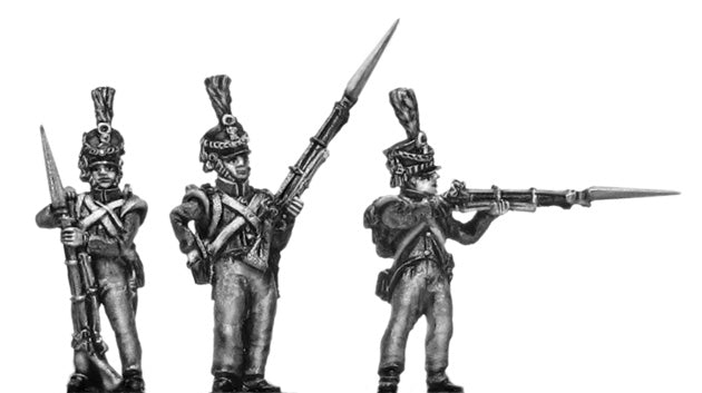 Orange Nassau 28th Reg. Flank company firing and loading