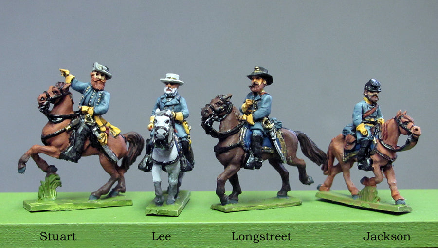 Confederate Generals (Lee, Longstreet, Jackson, Stuart)