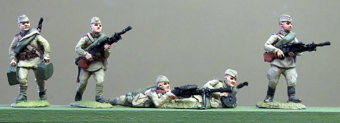 Caps DP LMG crews moving and firing