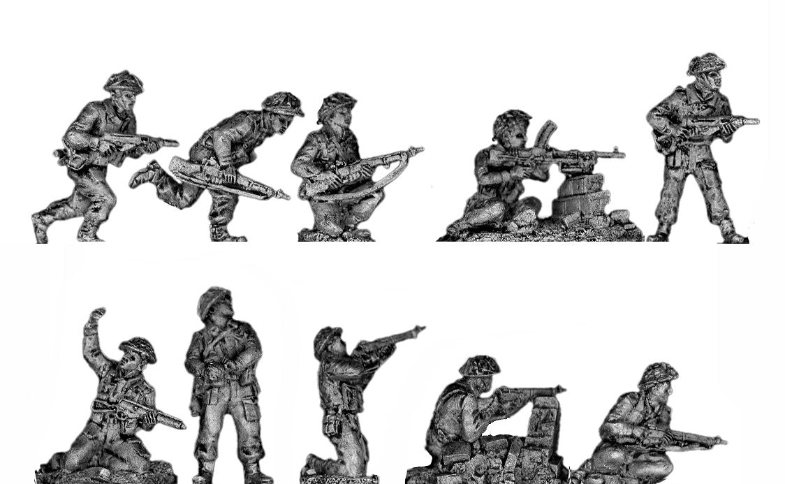 Infantry section street fighting