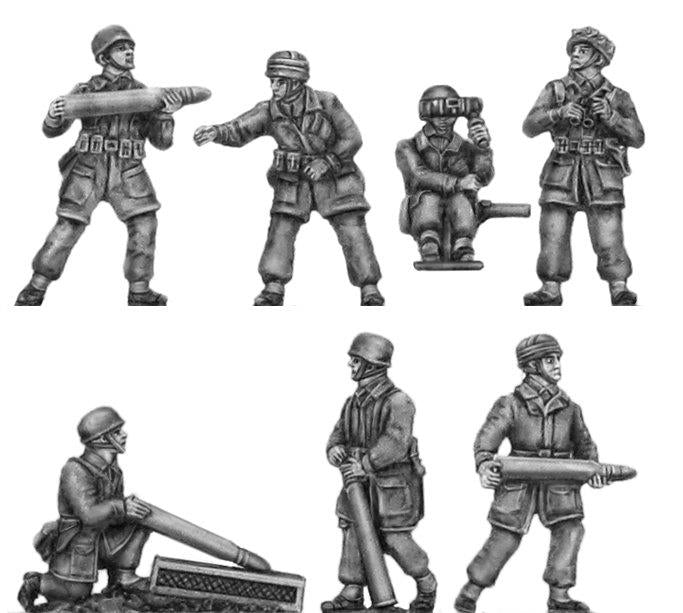 Fallschirmjager crew for 8.87cm flak gun