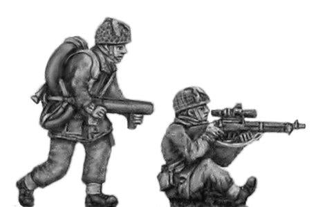 Airborne sniper and flamethrower