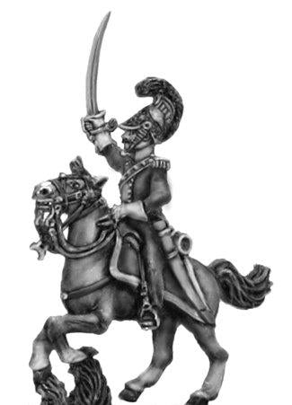 Chevauleger lancer officer charging