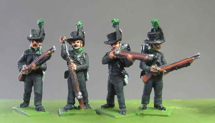 Avantgarde Muskets skirmishing Waterloo