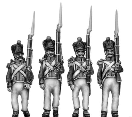 Grenadiers epaulettes moustaches sabre