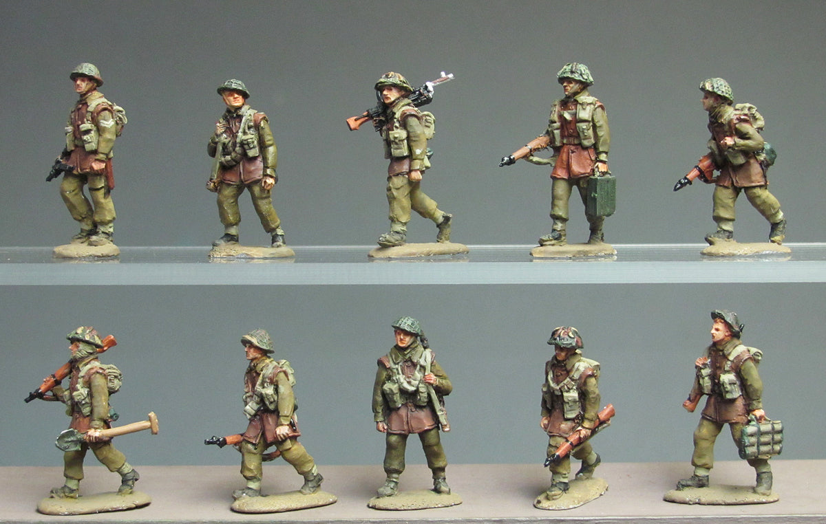 Winter British marching