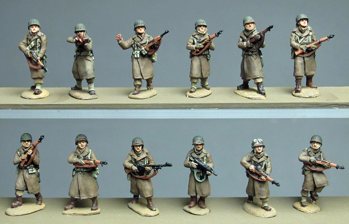 Americans in Greatcoat advancing