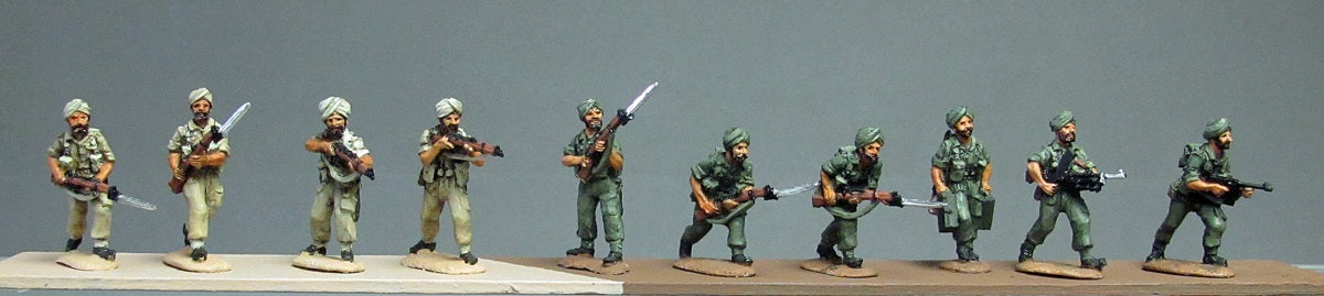 Sikh Infantry advancing