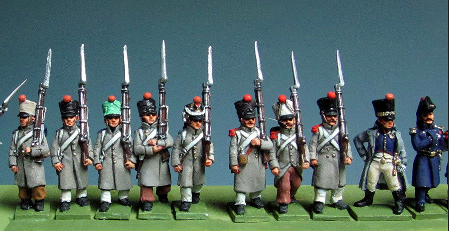 Imperial French line battalion in greatcoats