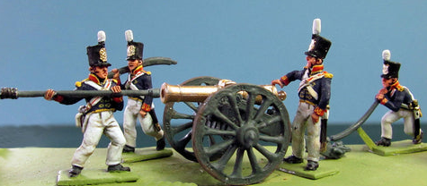 Peninsular War British foot artillery