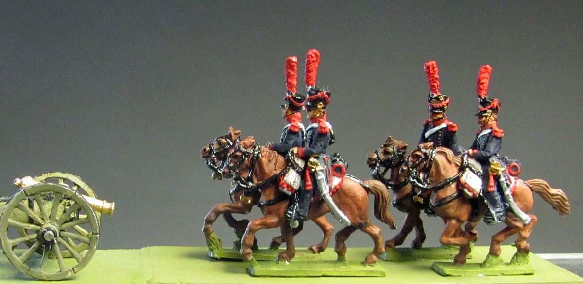 French Line Horse Artillery Mounted Gunners