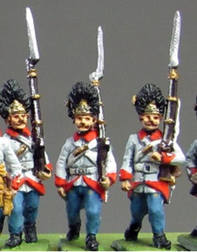 Hungarian grenadiers marching