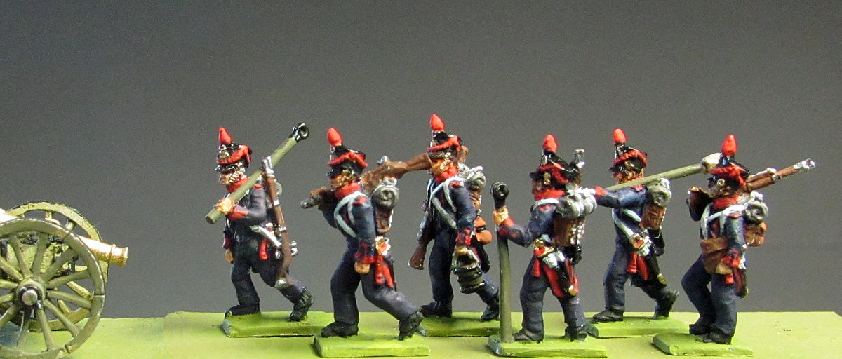 French foot artillery marching