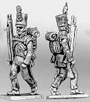 Light infantry marching