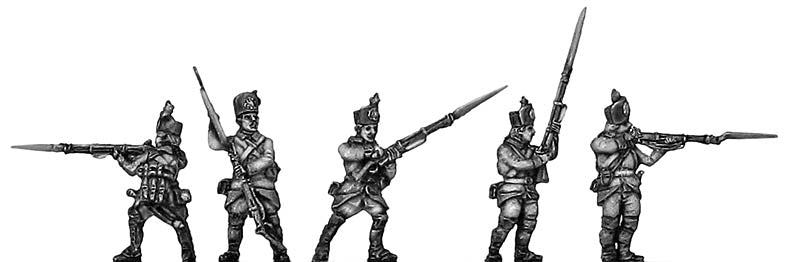German Fusiliers firing and loading
