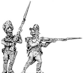 German grenadier firing and loading