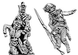 Casualty set shakos (10 figures)