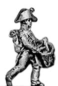 Line infantry drummer
