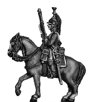 Mounted dragoon at rest