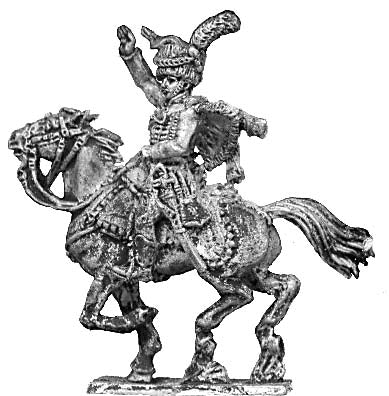 Horse artillery officer mounted