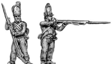 Grenadiers firing and loading