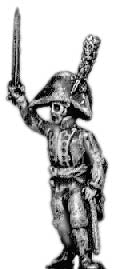 Officer with sword (musketeers and grenadiers)