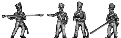Horse artillery crewman loading