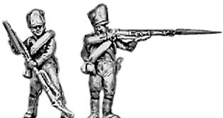 Musketeer firing and loading