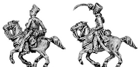 Hussar trooper charging