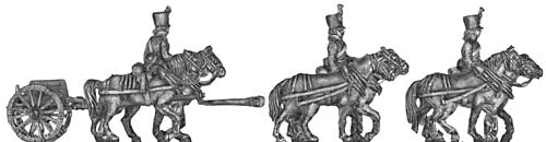 Foot artillery heavy limber team