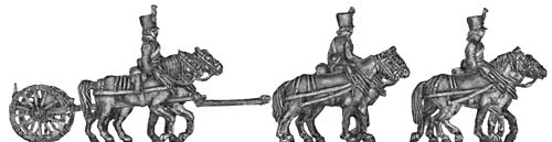 Foot artillery light limber team