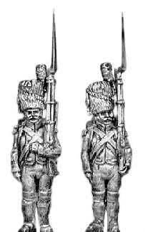 Chasseur of the Guard at attention