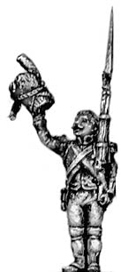 Grenadier of the Guard cheering