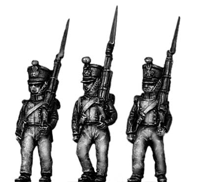 Young Guard 1814 uniform marching