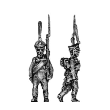Guard infantry, shako, march-attack