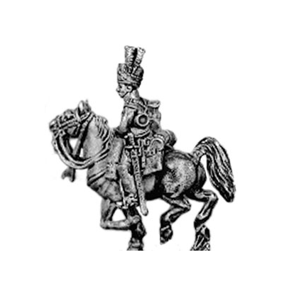 Dragoon trumpeter, in turban
