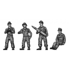 Panzer Jaeger crew, caps