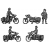 Motorcyclists / dispatch riders