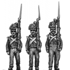 Belgian Line Infantry, flank company, marching